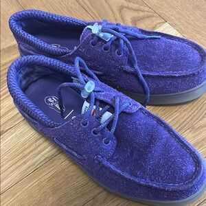 Sperry x Concepts Purple Hairy Suede Boat Shoes